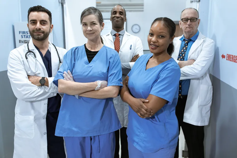 Multi-provider medical group team
